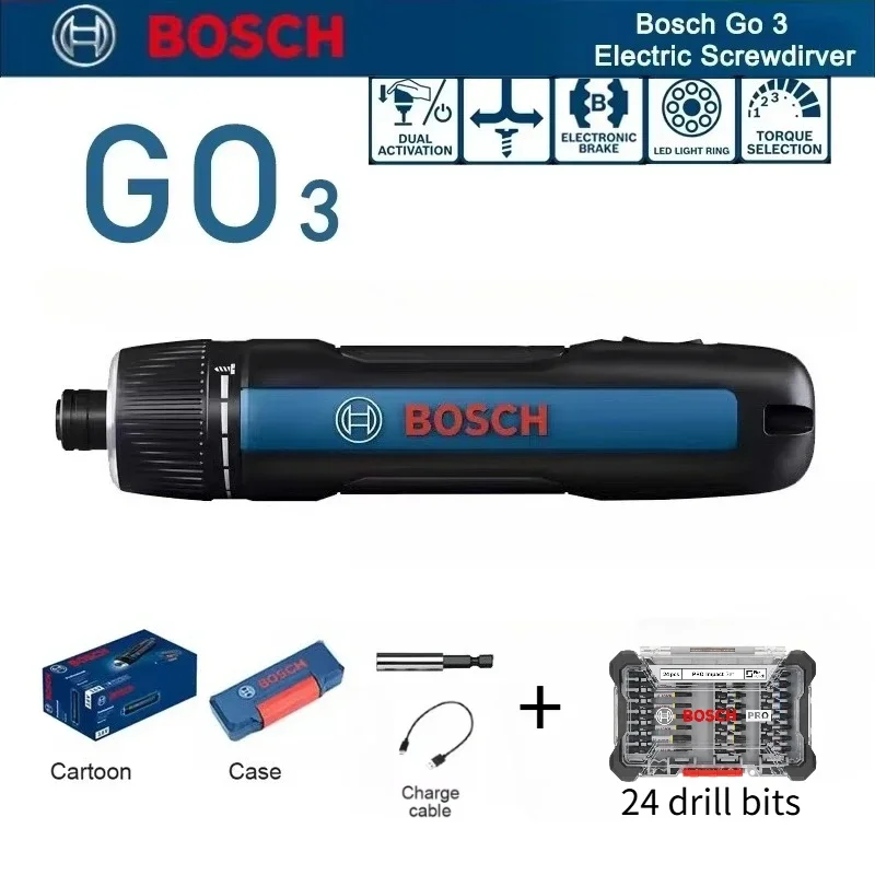 Power Tools Professional - ボッシュ GO 3 電動ドライバーセット プロフェッショナル コードレス