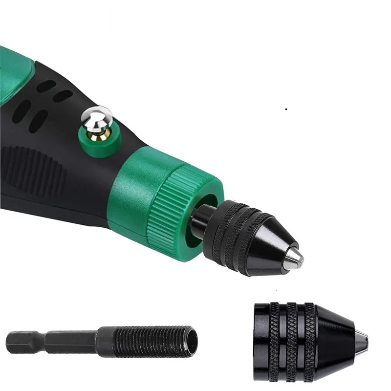 小型キーレスドリルチャック 0.3～8mm 自己締め付け式  - Power Xchange Tools のレビューと価格