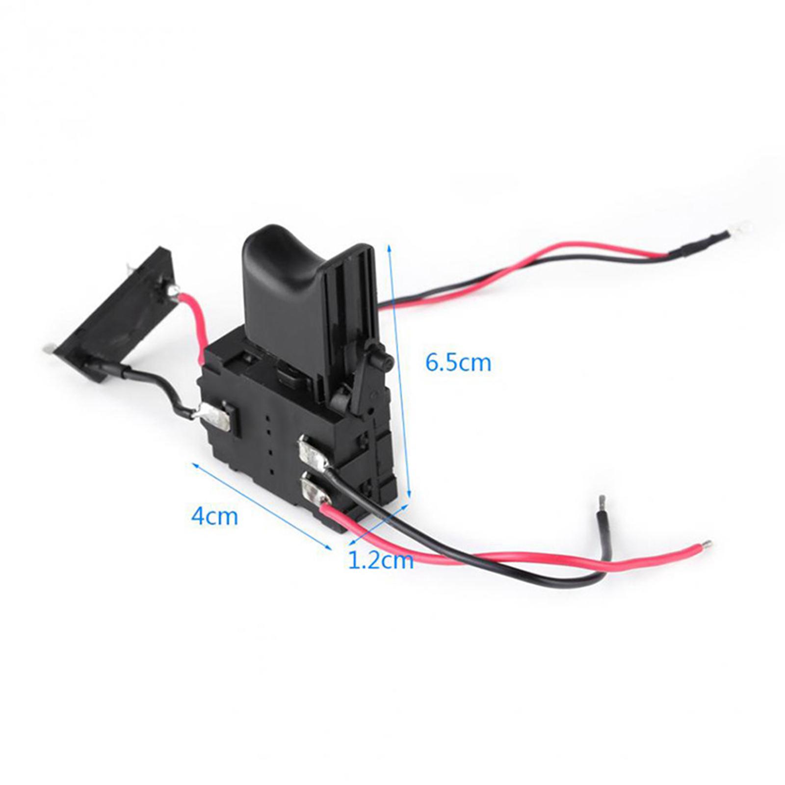 電動ドリル用、速度調整可能なプッシュボタン式スイッチ、12V - Power Tools Electrical のレビューと価格